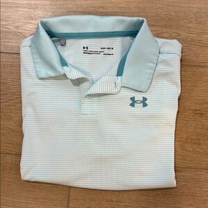 Under Armour Kids Heat Gear Polo Shirt - Soft Blue